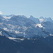 Blick zu den Berner Hochalpen - rechts die Eiger Nordwand