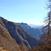 Blick ins Vergelettotal während des Aufstiegs zur Alp Albezzona.