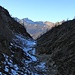 Bachtobel auf der Alpe Cansgei - oberster Teil des Valle di Niva.