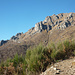 Il Monte Grona e sotto, sulla sinistra, il Rifugio Menaggio