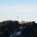 Ein Heissluftballon über dem Spitzli