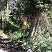 Signpost on the way to Alp Sanaspans