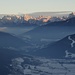 die Sextner Dolomiten im letzten Licht