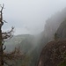 Nach Westen bricht der Rotsteinkofel senkrecht ab