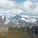 Von links: Hochfernerspitze, Hochfeiler, Hoher Weißzint mit Weißkar- und Gliederferner