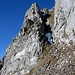 Der Kamin am Fronalpstock: Mit etwas Altschnee