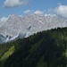 Tag 3: Blick zur Zugspitze im Aufstieg zur Wolfratshauser Hütte.