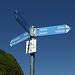 Signpost at Wildkamm.