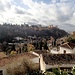 Auf dem Albaicín mit Blick auf die Alhambra.