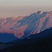   il monte Adamello risalta al meglio durante il tramonto