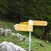 Signpost at Trepsen.
