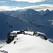 Beim Aufstieg zum Gipfel wurde der Schnee immer tiefer