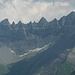 View to Martinsloch, the Tschingelhörner peaks and Ofen.