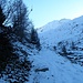 Im Aufstieg beim Oberalpbach bei Rüggsiten