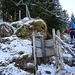 nach dem Aufstieg zum Schwyberg, mit Felsblöcken durchsetzt, ...