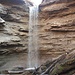 Der Wasserfall, wohl der größte im Alpenvorland