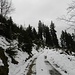 doch, etwas Nassschnee trafen wir schon auch an ;-)
