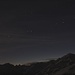 Abendstimmung im Engadin - Die Sterne des Ophiuchus (Schlangenträger) nähern sich dem Horizont.