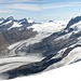 Monte Rosa mit Grenz- und Gornergletscher