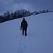 Im Aufstieg zum Hof Geissberg ging es nochmal durch tiefen Schnee...