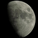 3/4 Mond, für mich immer der schönste Mond, weil man die Krater am besten sieht / 3/4 della luna, per me la luna più bella perché si vedono meglio i crateri