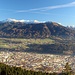 Blick auf Innsbruck und die Tuxer Alpen
