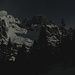 Ein Mondschatten in den Bergen
