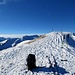 am Gipfel öffnet sich nochmal ein neues Panorama - es lohnt sich daher vom Vorgipfel weiter zu steigen, auch wenns skifahrtechnisch nur wenig hergibt