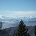 Monte Bisbino : panoramica sul Monte Rosa