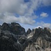 in der Mitte die Cima Brenta, zweithöchster Gipfel der Brenta