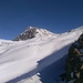 am Col de la Pisse; Blick zum Gipfelziel