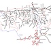 Mappa sentieri e creste della Grignetta.