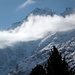 zoom sul Bernina con la famosa Biancograt