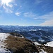 Das Panorama Südwest reichte bis in die Glarner Alpen hinein
