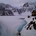 Il Lago per buona parte ghiacciato