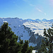 herrliche Aussicht, Blick zum Skigebiet Hoch Ybrig