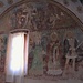 Sulla parete Sud si trovano un Giudizio Universale e, sul registro inferiore i Santi Rocco, Sebastiano,  Agata, Gottardo (forse) e Martino. Sono dello stesso autore dei dipinti del coro.