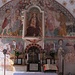 Particolare degli affreschi del coro.
