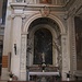 Altare meridionale: pala del 1600 circa con l'apparizione miracolosa della Madonna nel monastero domenicano di Soriano in Calabria, durante la quale uno dei frati ricevette il ritratto di San Domenico. Ai lati vi sono due angeli in stucco. L'insieme è incorniciato da lesene con grottesche e pilastri ionici. Sulla chiave di volta dell'arco si vede lo stemma della famiglia Scala. Sul gradino per le candele dell'altare statuina di San giovanni Battista firmata S.I.B. e databile al1650 circa. 