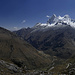 Blick vom Portachuelo-de-Llanganuco-Pass. Mit 4767 Metern ein echter Knüller