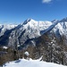 Panorama dalla cima scialpinistica