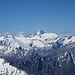 Blick vom Gipfel mit Mt Aspiring im Hintergrund