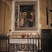 Tela dell'Annunciazione, copia di quella che si trova nella Chiesa dell'Annunziata a Firenze. È datata 1602 ed è firmata Laurentius Crescius.