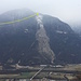 <br />Gelber Pfeil ➙ mein Weg auf die Alpe di Ròscera