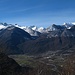 Panorama su Valchiavenna, Gordona e la Val Bodengo. 