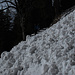 Nassschneerutsch auf dem Weg / valanga di neve bagnata sul sentiero
