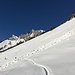 Die Schneerutsche aus Steinigberg mussten heute beachtet werden.