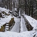 Fortifikation Hauenstein, überzuckert mit Schnee.