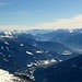 Blick vom Grubenkopf ins Eisacktal und bis zu den Dolomiten