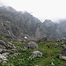 Bild links, Blick in Richtung Engelberger Rotstock. Schöner Wanderweg und Gegend in der Nähe von Ober Mälchboden. Leider immer noch dicke Wolken